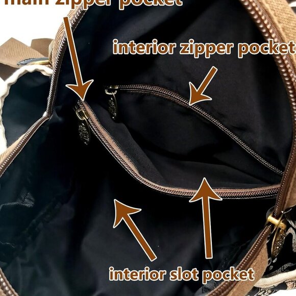 Nylon Backpack Purse Small Waterproof Shoulder Bag Casual Women - Picture 5 of 8